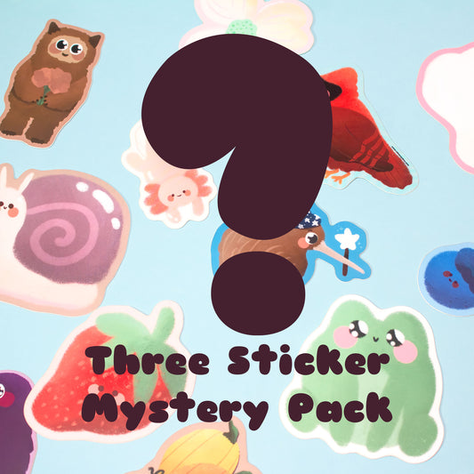 3 Sticker Mystery Pack