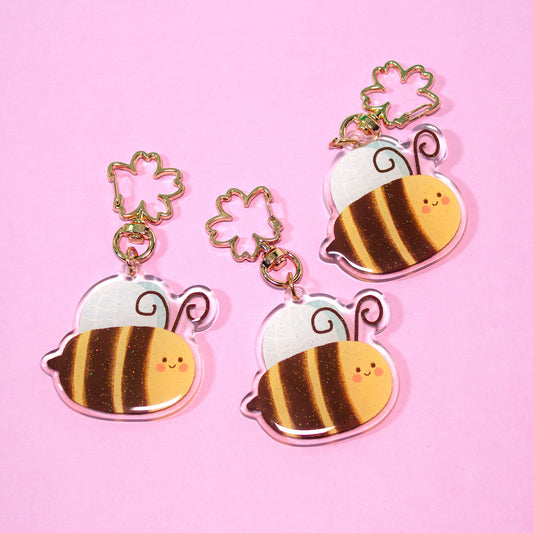 Beatrice Bee Keychain
