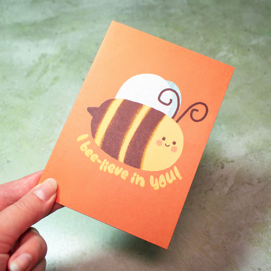 I Bee-lieve Greeting Card