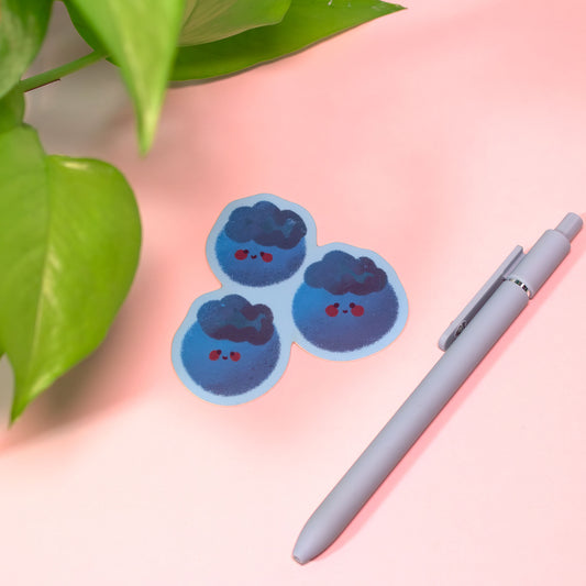 Cutie Blueberries Sticker