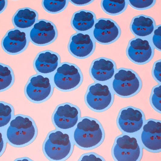 Cutie Blueberries Sticker