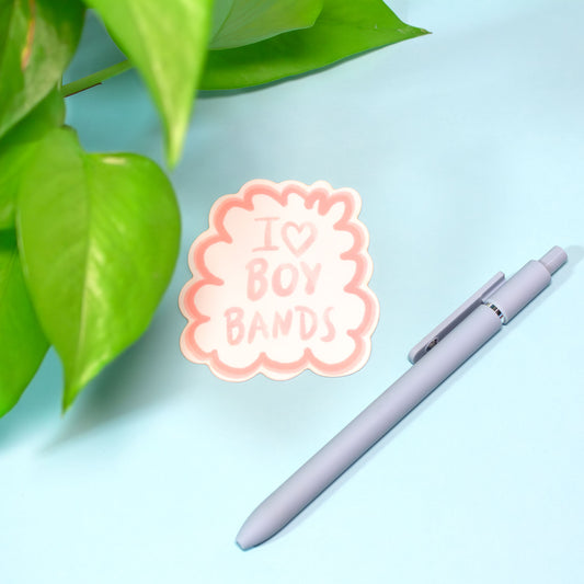 I Heart Boy Bands Sticker