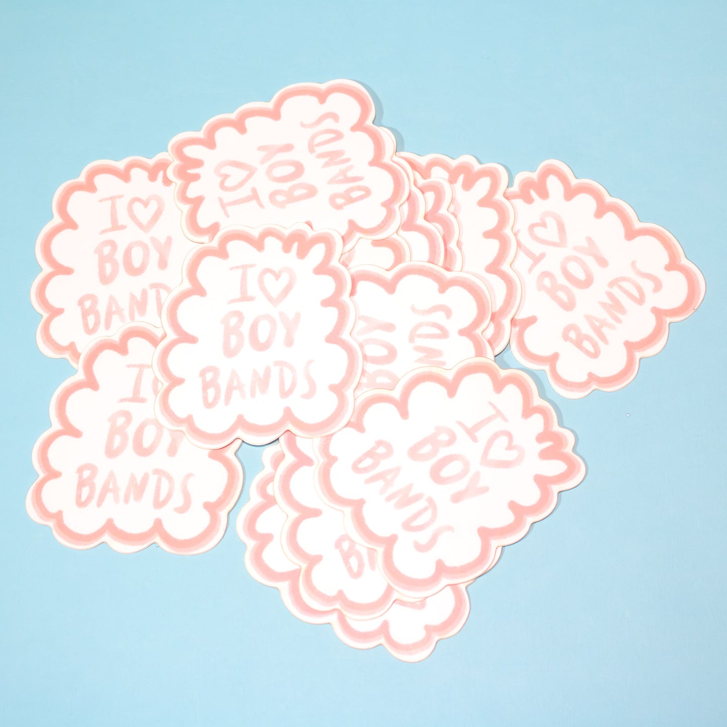 I Heart Boy Bands Sticker
