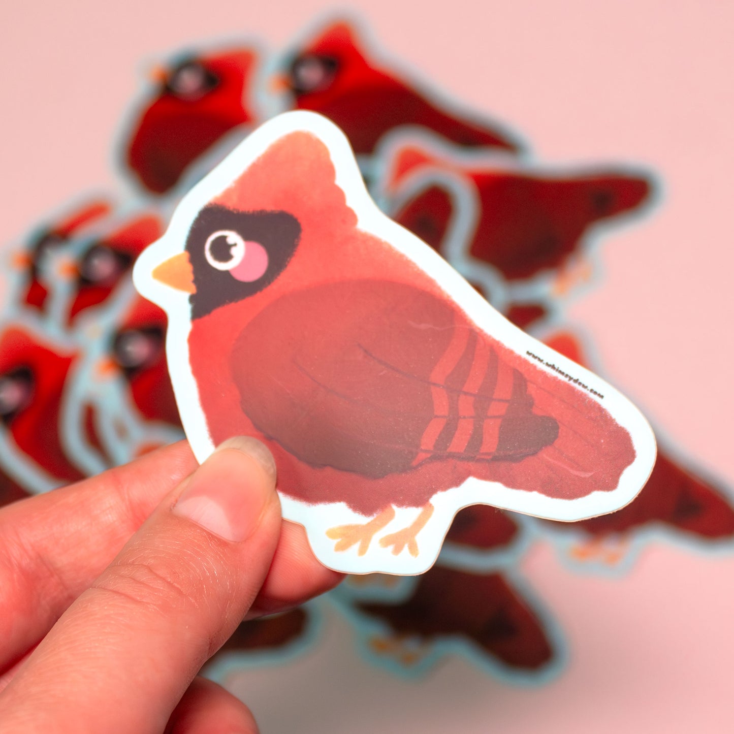 Clifford Cardinal Sticker