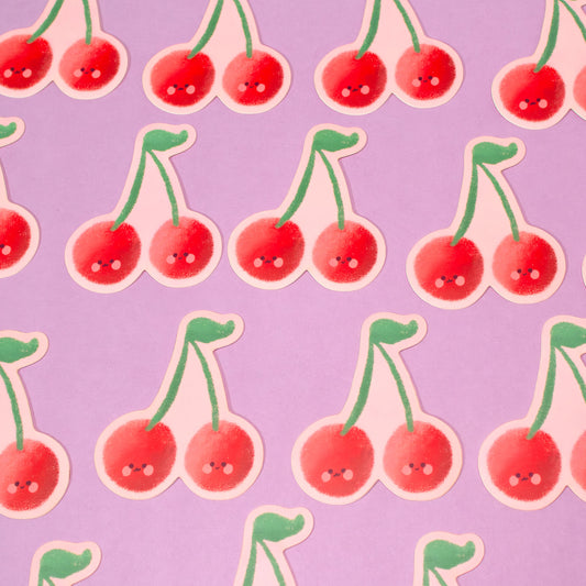 Cutie Cherries Sticker