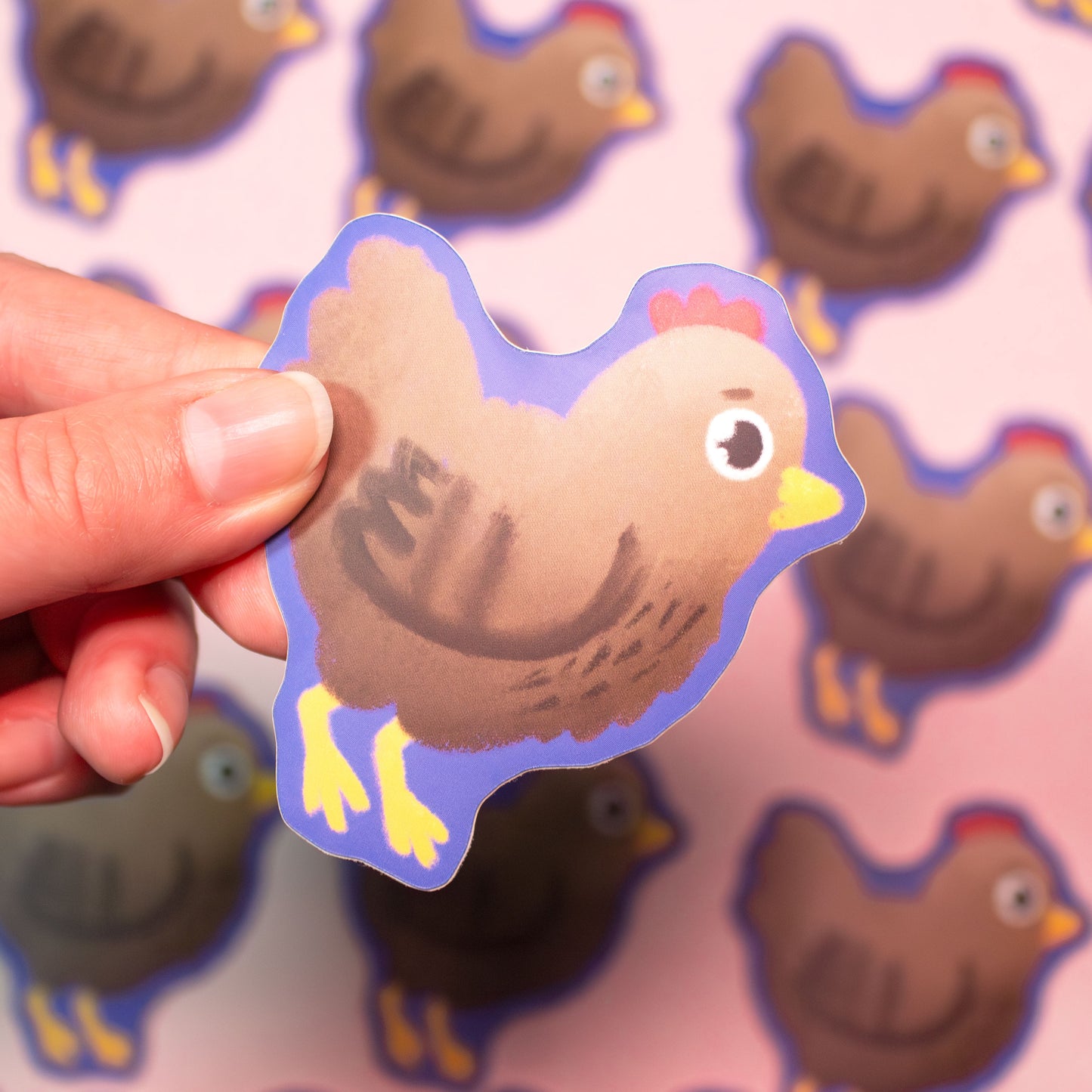 Clara Chicken Sticker