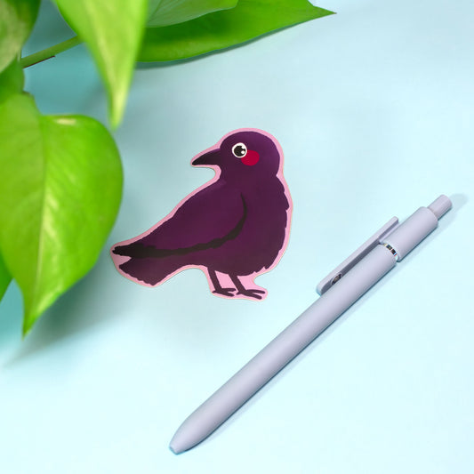 Cora Crow Sticker