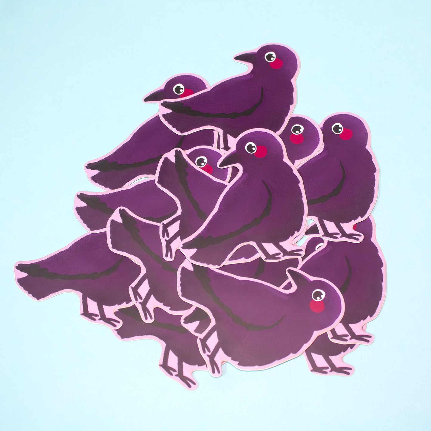 Cora Crow Sticker