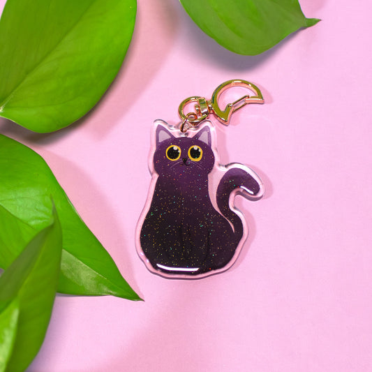 Cora Cat Keychain