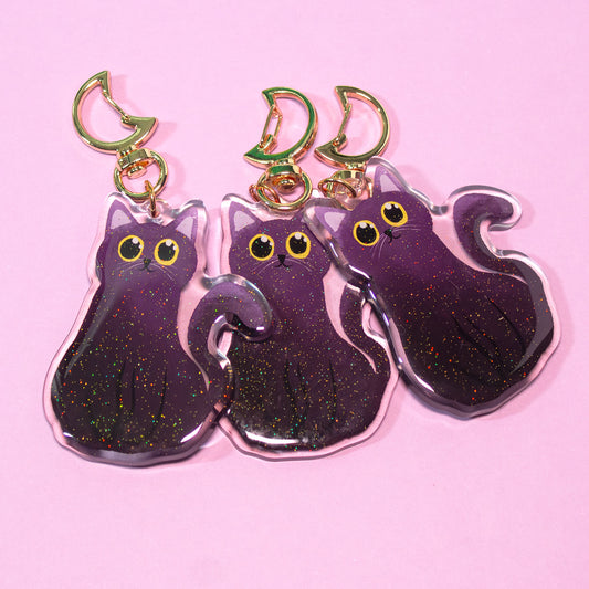 Cora Cat Keychain