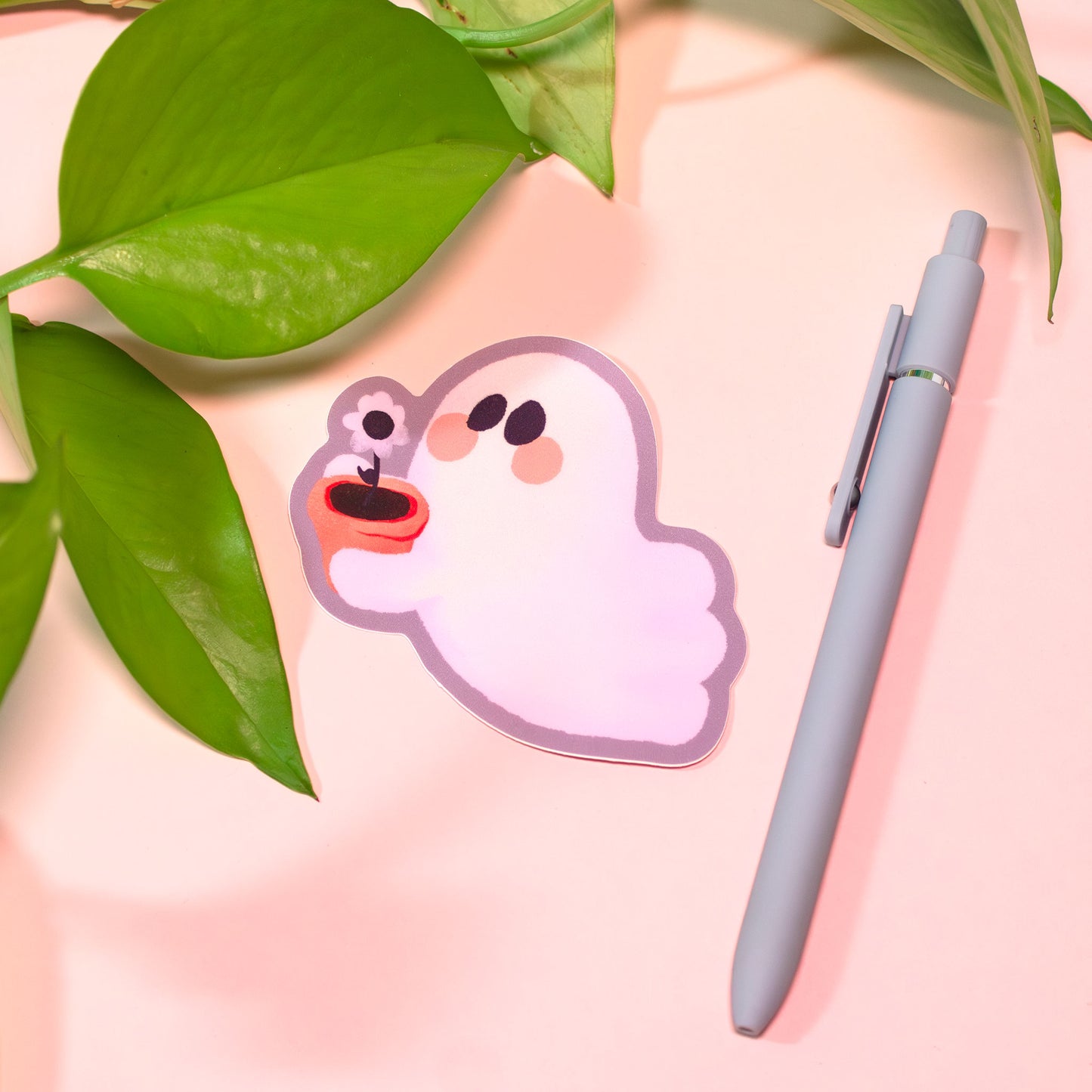 Flower Ghosts Sticker Pack