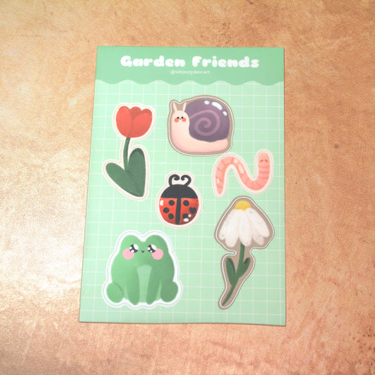 Garden Friends Sticker Sheet