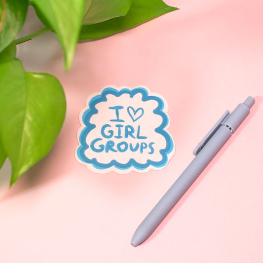 I Heart Girl Groups Sticker