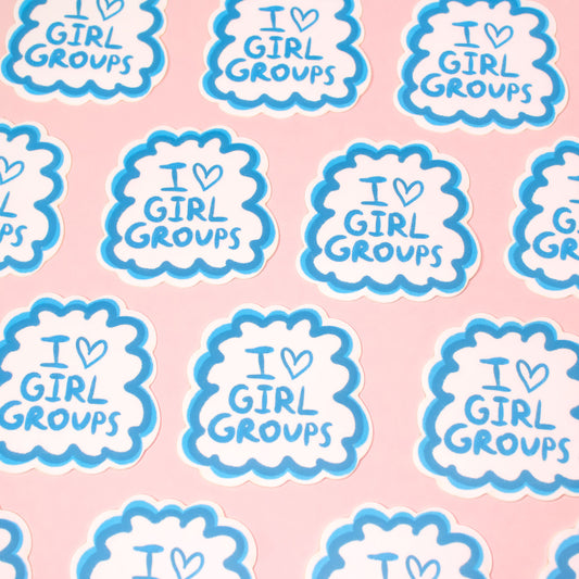 I Heart Girl Groups Sticker