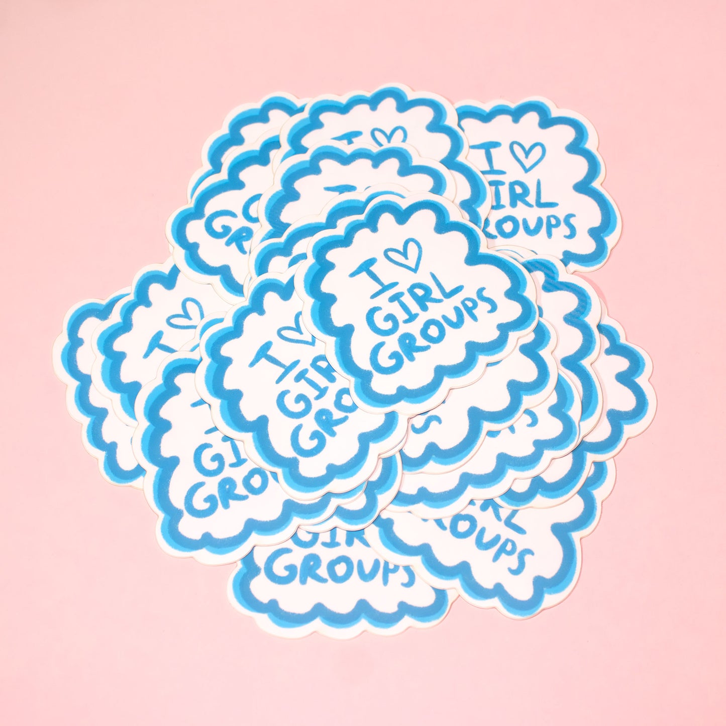 I Heart Girl Groups Sticker
