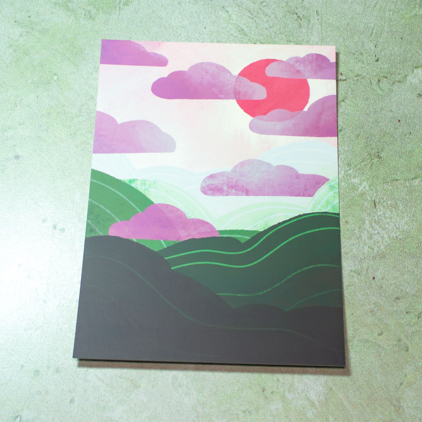 Sunrise Hills Art Print