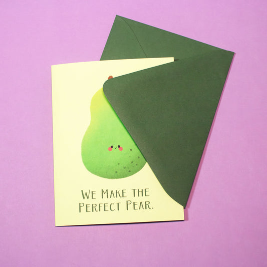 Perfect Pear Greeting Card