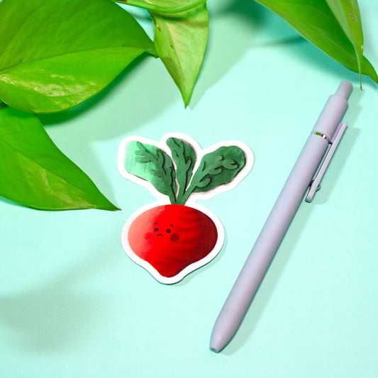 Cutie Radish Sticker