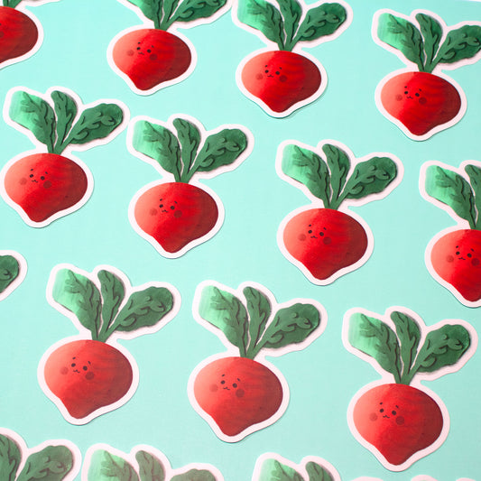 Cutie Radish Sticker