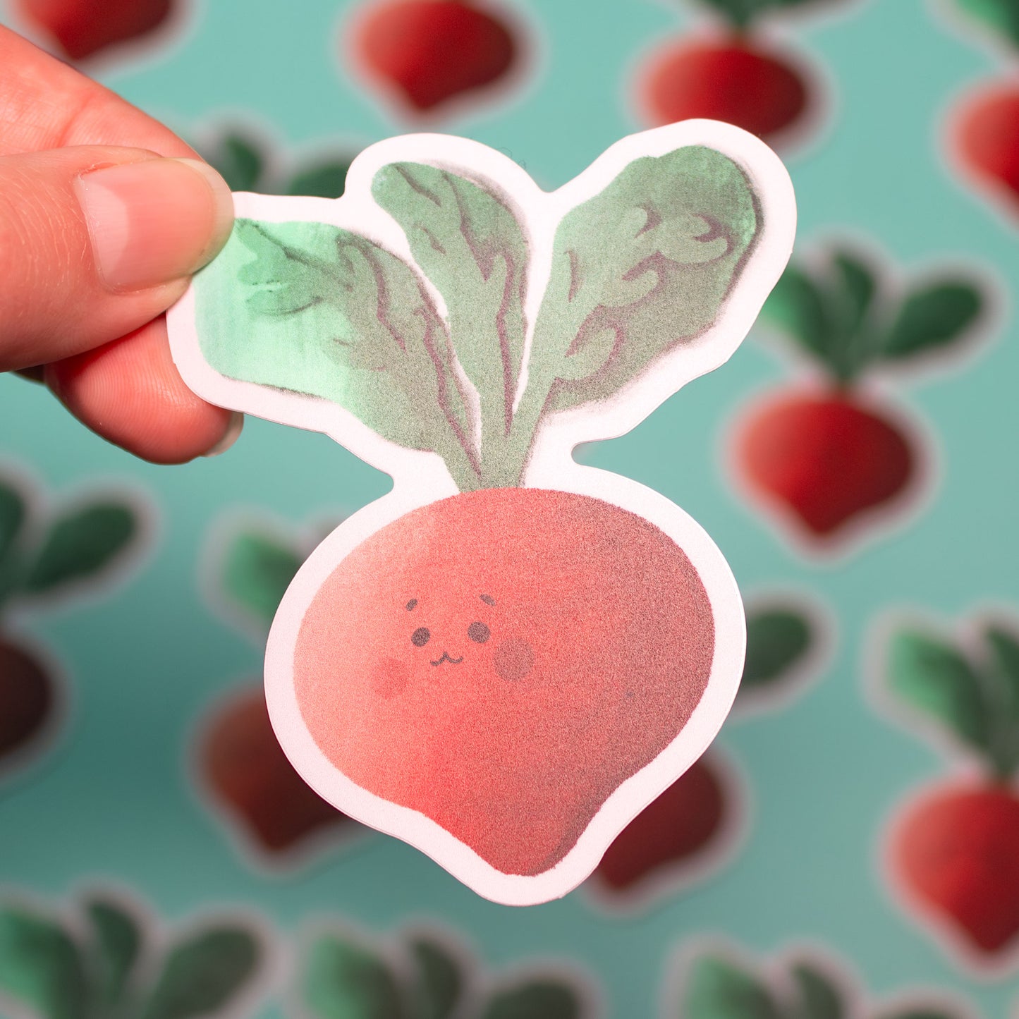 Cutie Radish Sticker