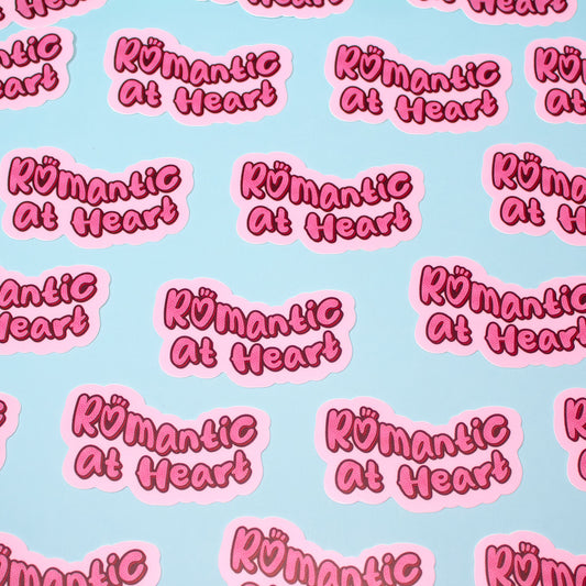 Romantic at Heart Sticker