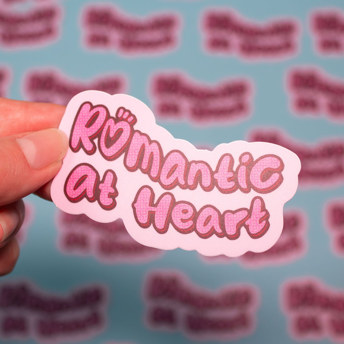 Romantic at Heart Sticker