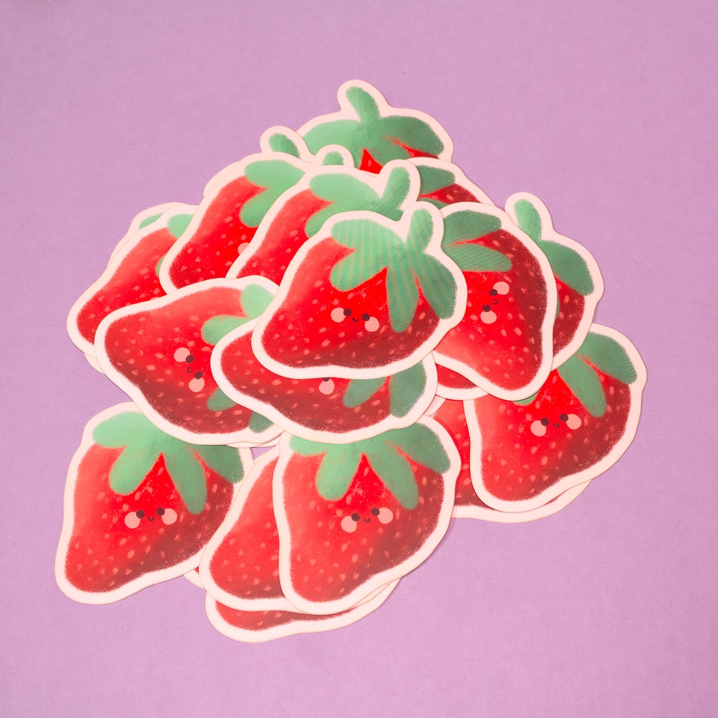 Cutie Strawberry Sticker