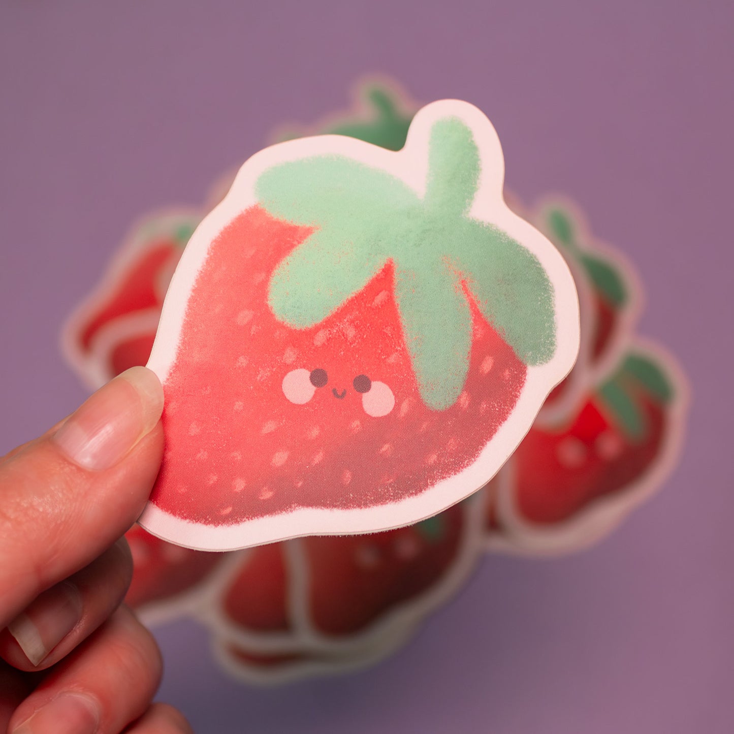 Cutie Strawberry Sticker