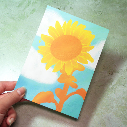 Sunflower Sky Art Print
