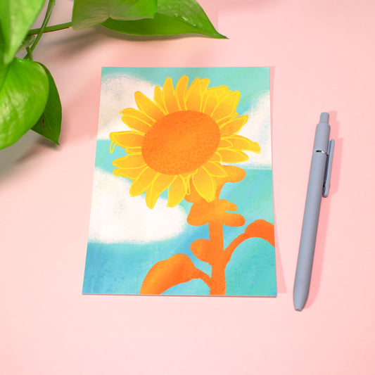 Sunflower Sky Art Print