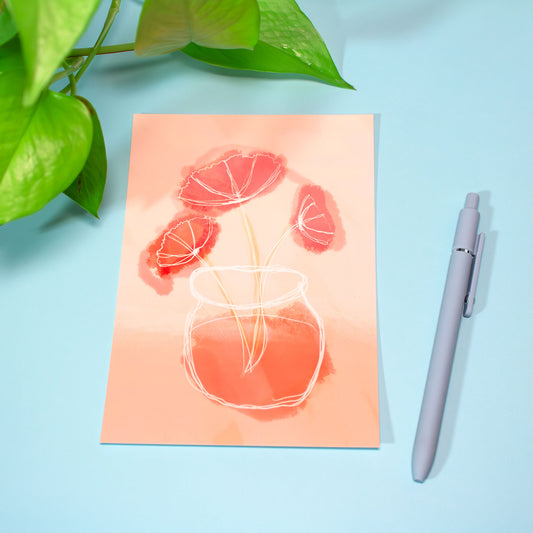 Flower Vase 1 Art Print