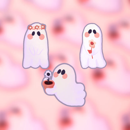 Flower Ghosts Sticker Pack