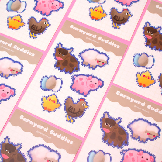 Barnyard Buddies Sticker Sheet