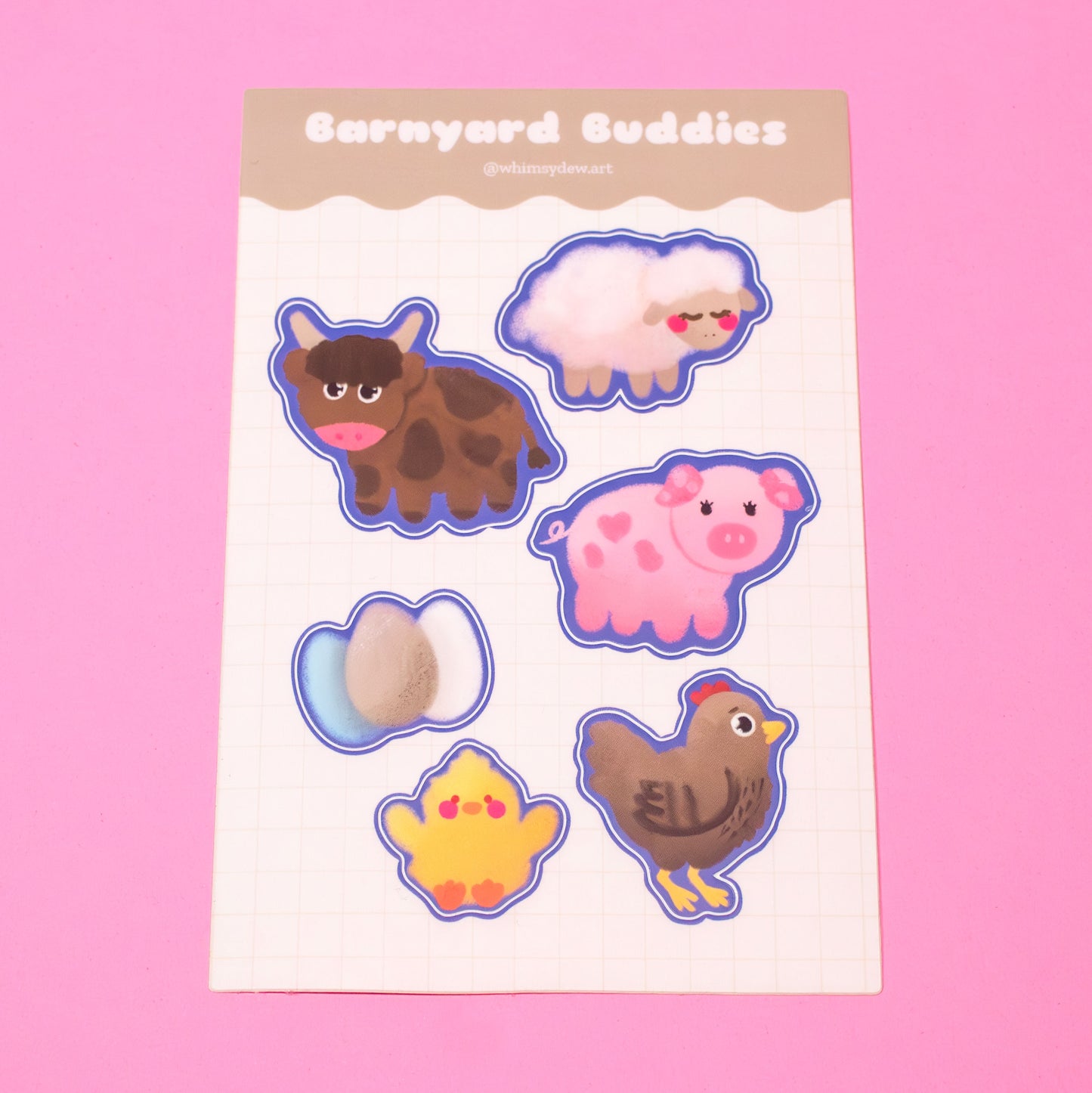 Barnyard Buddies Sticker Sheet