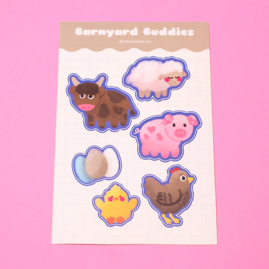 Barnyard Buddies Sticker Sheet