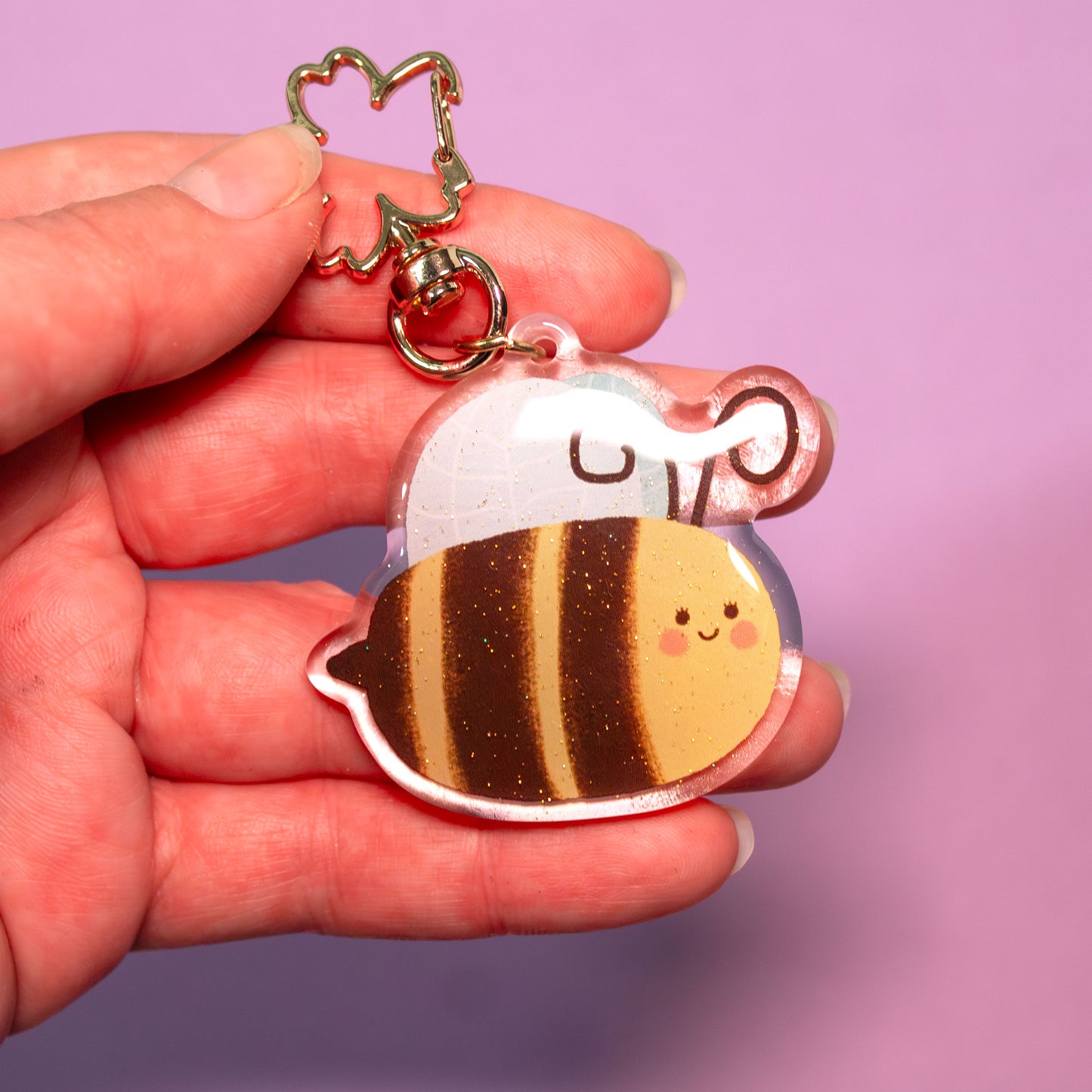 Beatrice Bee Keychain
