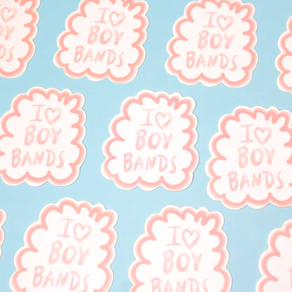 I Heart Boy Bands Sticker