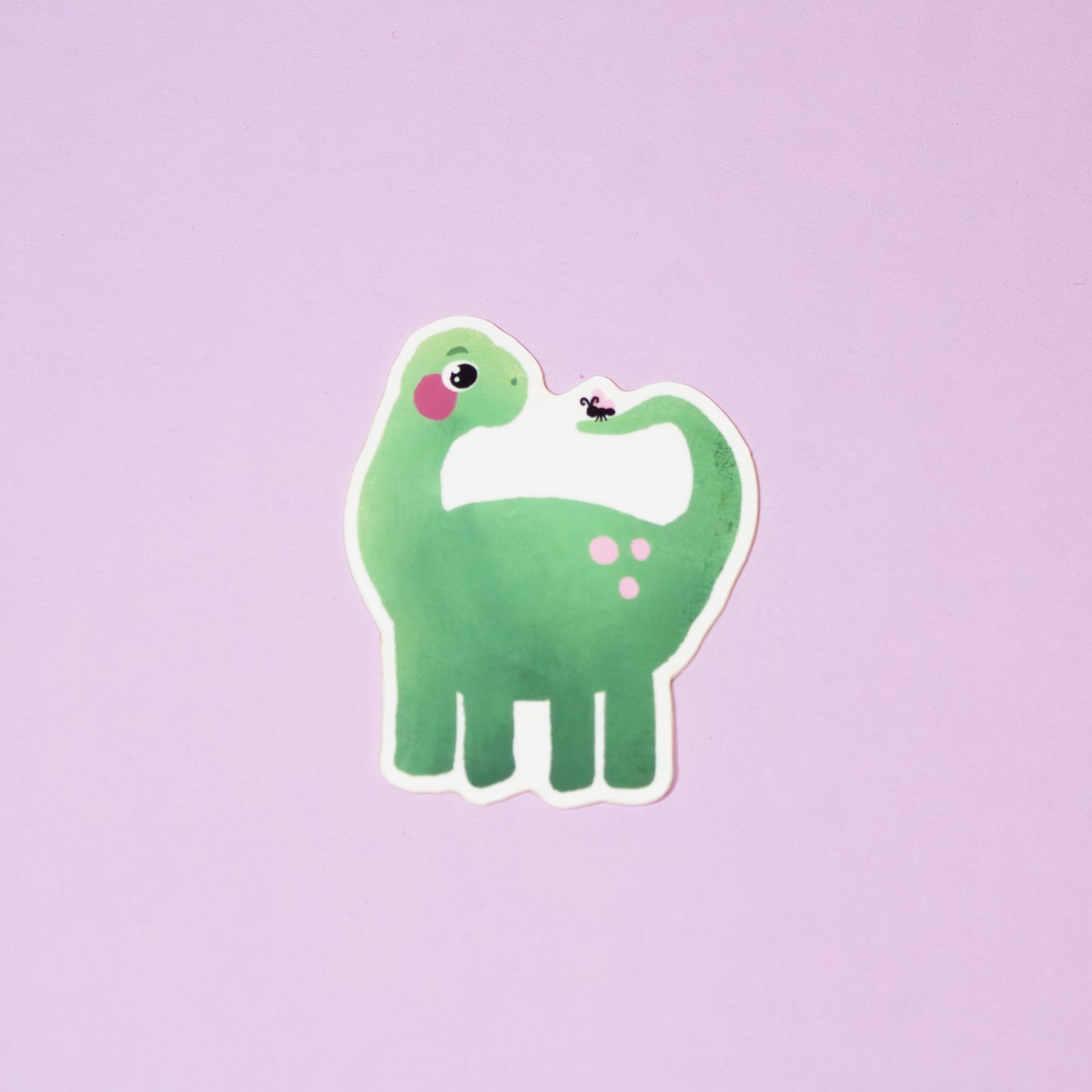 Butterfly Brontosaurus Sticker