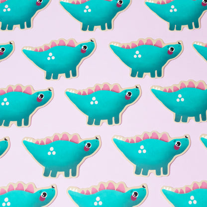 Butterfly Stegosaurus Sticker