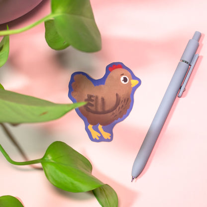 Clara Chicken Sticker