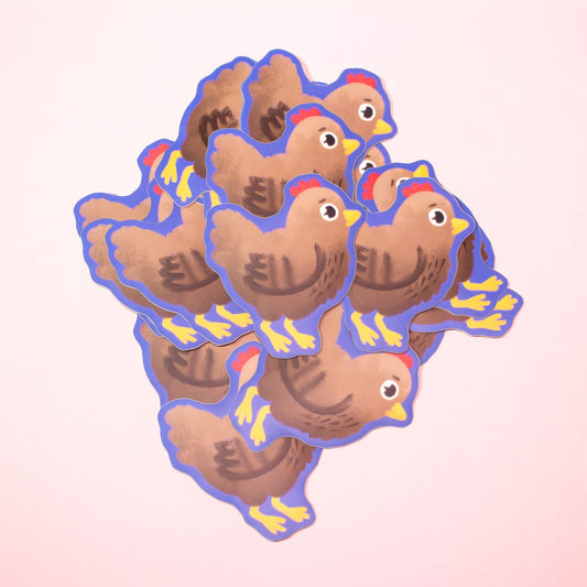 Clara Chicken Sticker