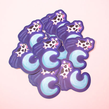 Over the Moon Sticker