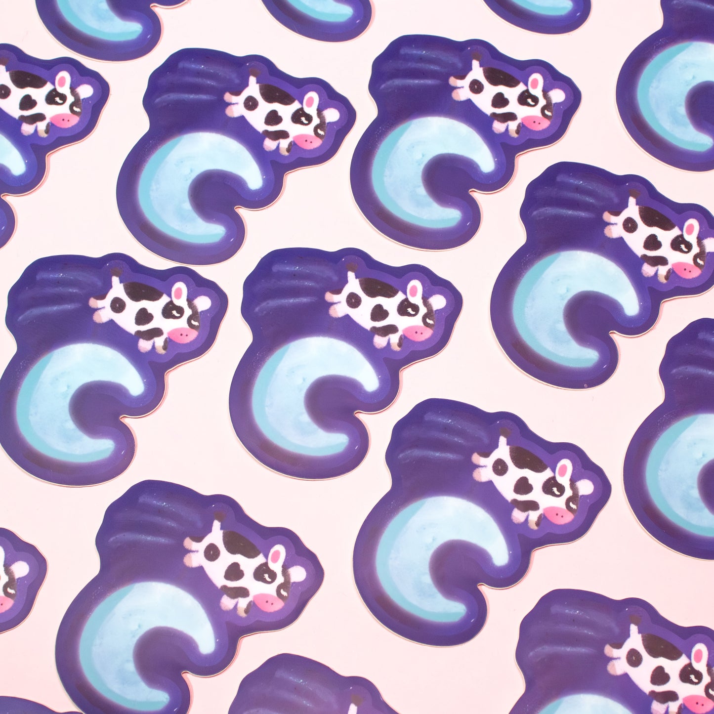 Over the Moon Sticker