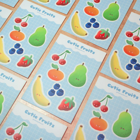 Cutie Fruits Sticker Sheet