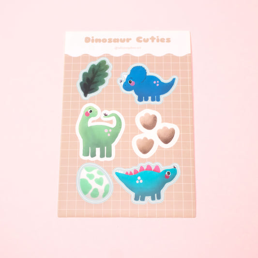 Dinosaur Cuties Sticker Sheet