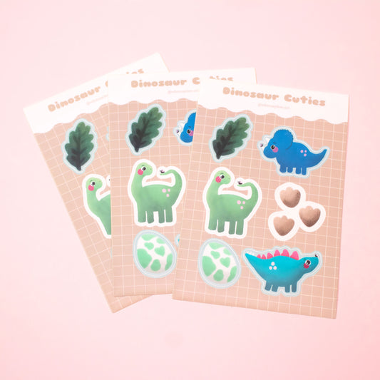 Dinosaur Cuties Sticker Sheet