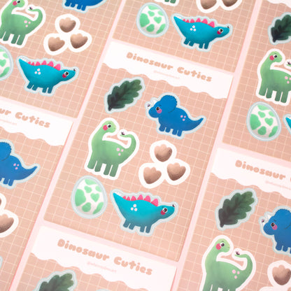 Dinosaur Cuties Sticker Sheet