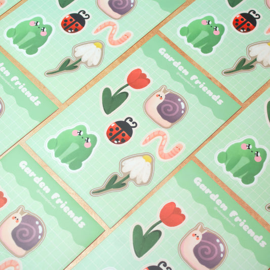 Garden Friends Sticker Sheet