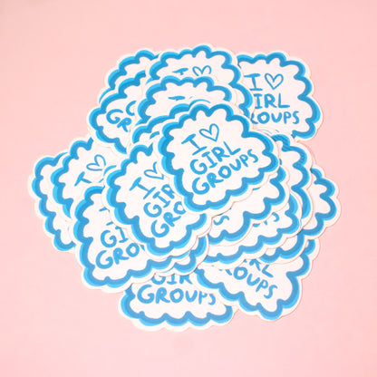 I Heart Girl Groups Sticker