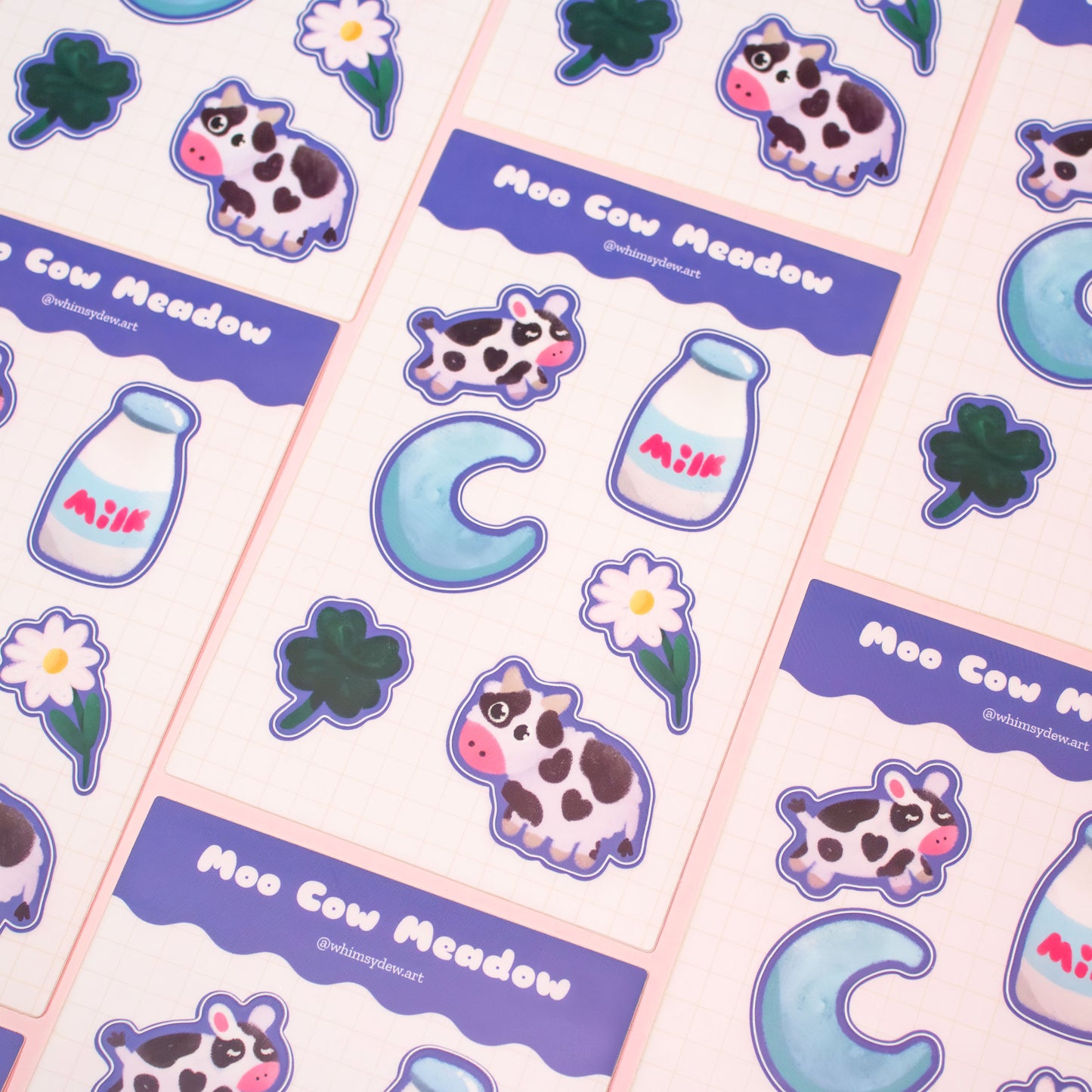 Moo Cow Meadow Sticker Sheet